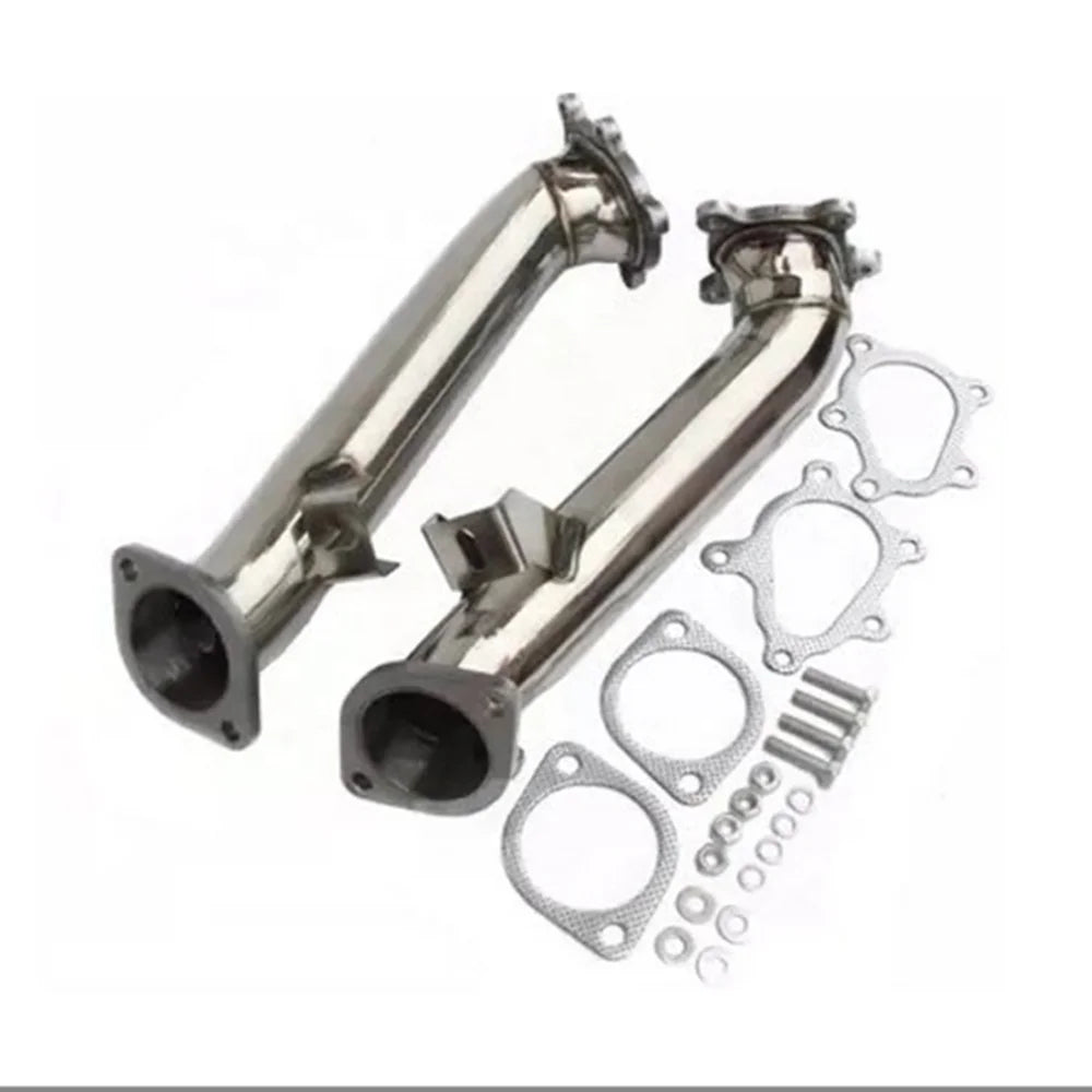 Stainless Steel Twin Turbo Automotive Exhaust Pipe Modification Suitable for 2009-2018 Nissan GTR R35 VR38DETT V6 3.8L 3"-Exhaust Pipe-BeeSpareParts