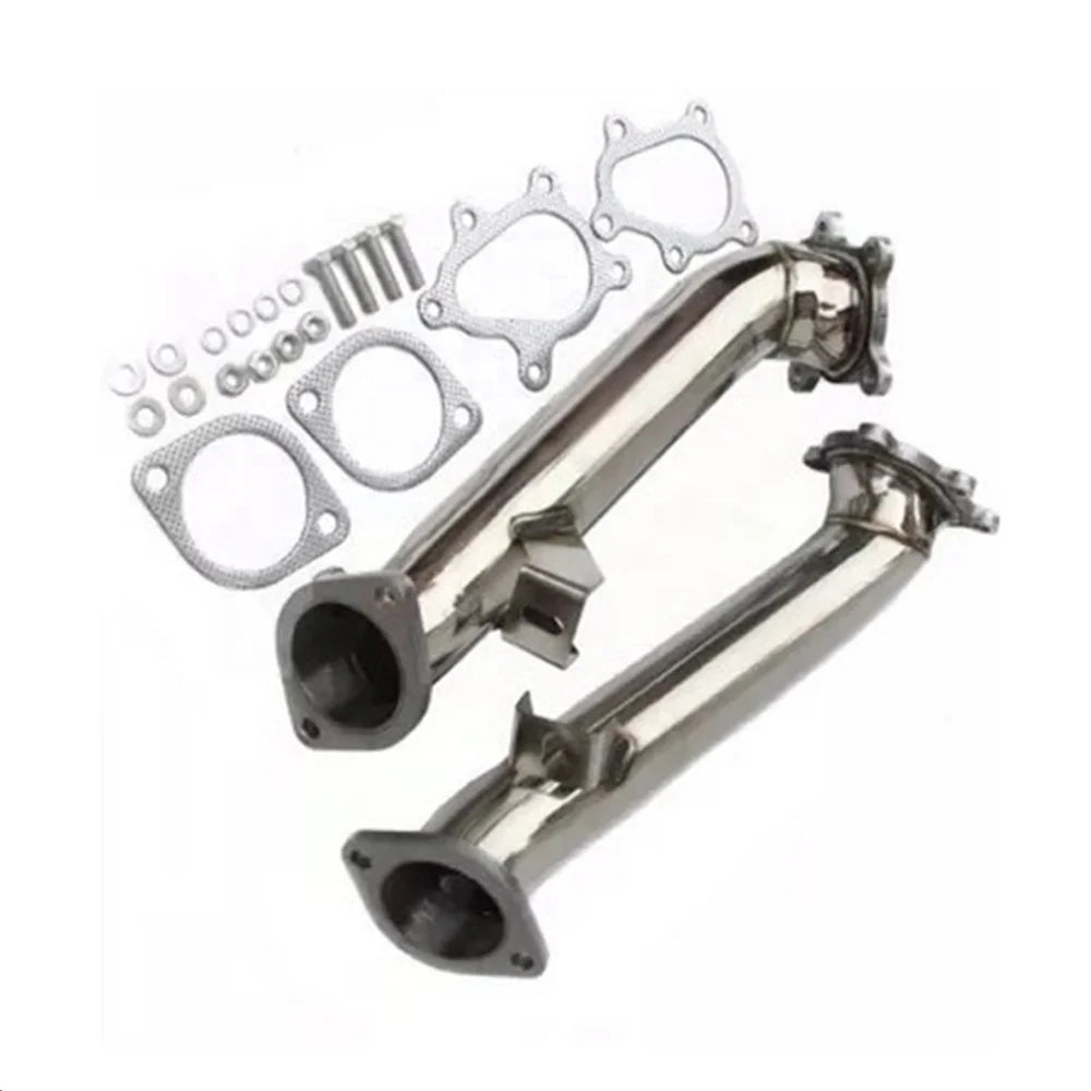 Stainless Steel Twin Turbo Automotive Exhaust Pipe Modification Suitable for 2009-2018 Nissan GTR R35 VR38DETT V6 3.8L 3"-Exhaust Pipe-BeeSpareParts
