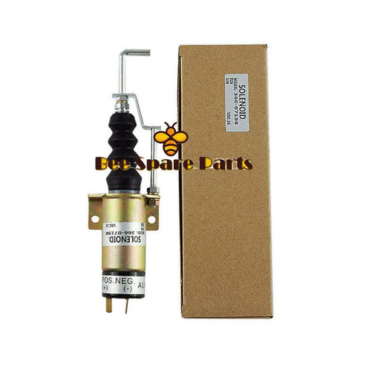 Stop Solenoid 1502-12C7U2B2S1 36607197 366-07197 SA-3405-T for Lister Petter LPW 12V-BeeSpareParts