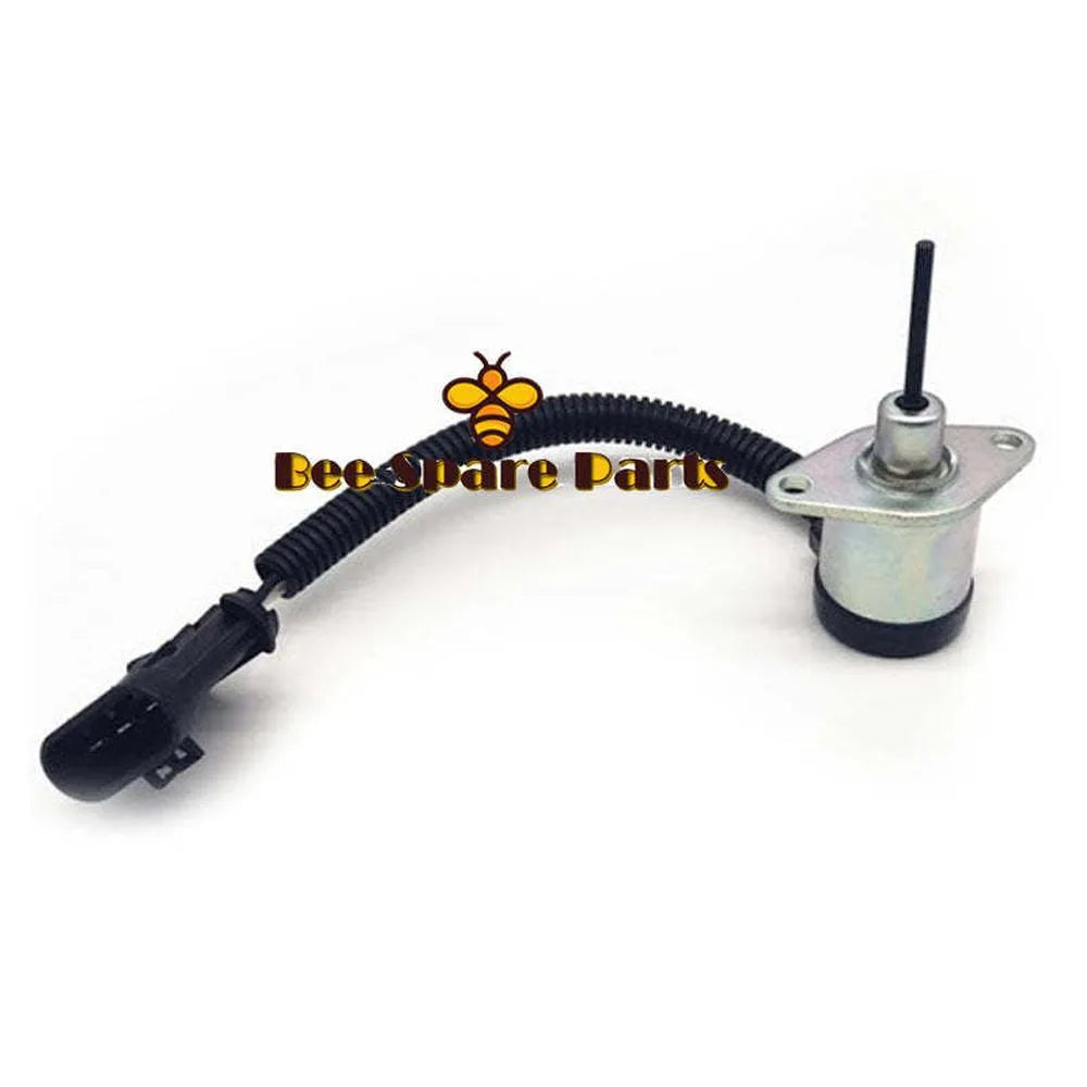 Stop Solenoid 1J710-60011 7000769 12V for Kubota Engine V2607 fits A300 A770 S220 S250-Replacement Aftermarket Parts