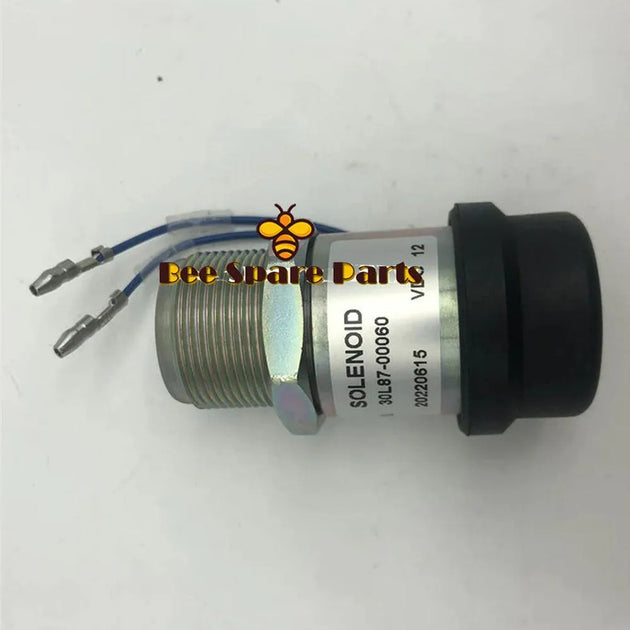 Stop Solenoid 30A87-00060 30L87-00061 MM432-30501 229-5183 MM43230501 MM432305 XJAF-01561 for Mitsubishi Engine S3L2-E2 S4L2 L2E K3B K3E K4D S3L S3L2Y1-BeeSpareParts