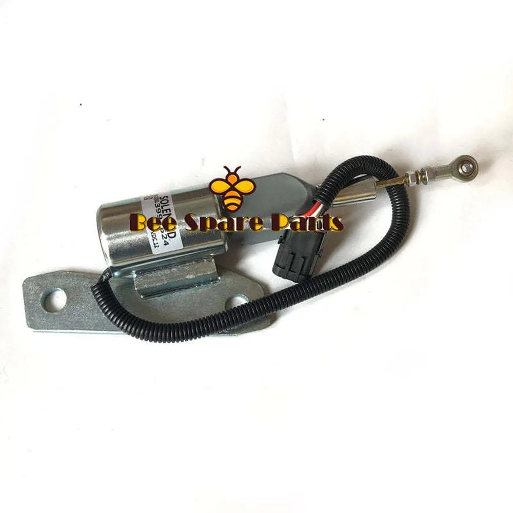 Stop Solenoid 3991624 3967019 SA-4959-12 12V for R225-7 R220-5 Diesel Aftermarket Parts-Solenoid & Solenoid Valve-BeeSpareParts