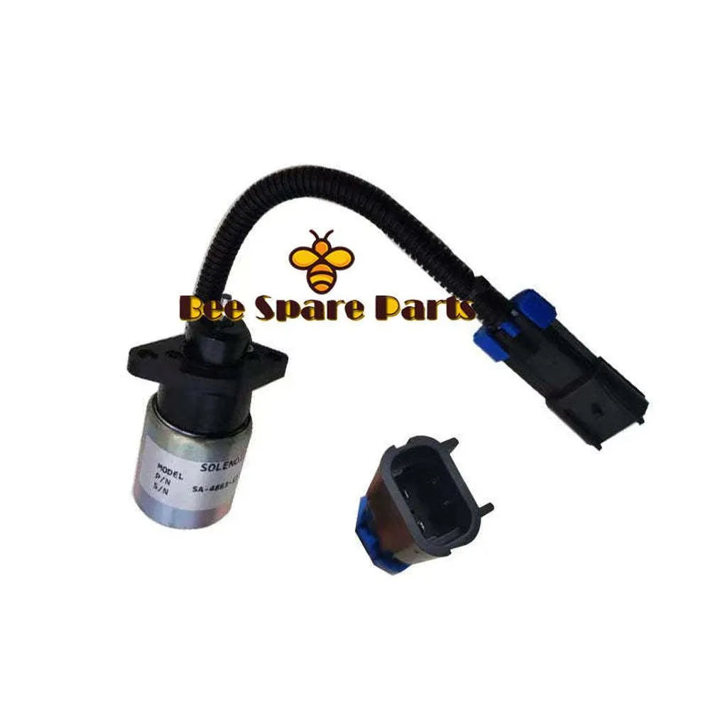 Stop Solenoid Actuator 0175-24A5C9S SA-4863-24 24V for Woodward Kubota Engine-Replacement Aftermarket Parts