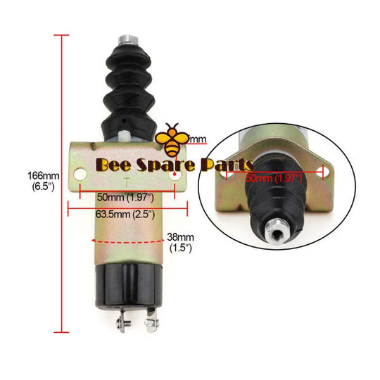 Stop Solenoid for Lister Petter 366-06845 36606845 12V-BeeSpareParts