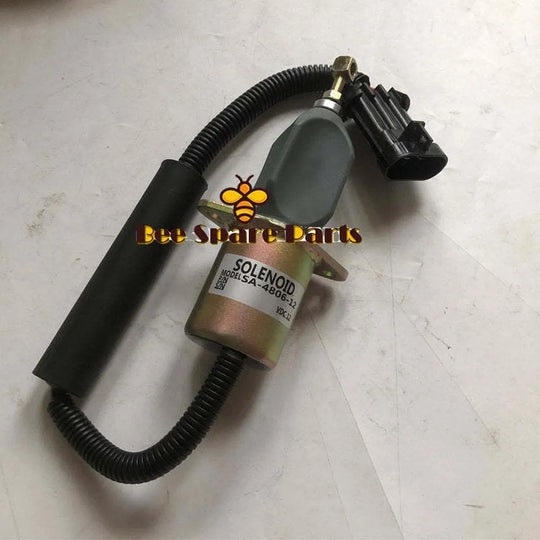 Stop Solenoid SA-4806-12 for Kubota Engine-Replacement Aftermarket Parts