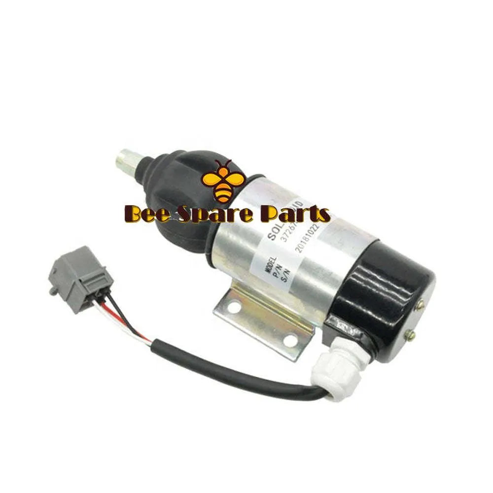 Stop Solenoid Valve 3726743 Fuel Shutdown Solenoid Cut Off Solenoid 24V-Replacement Aftermarket Parts