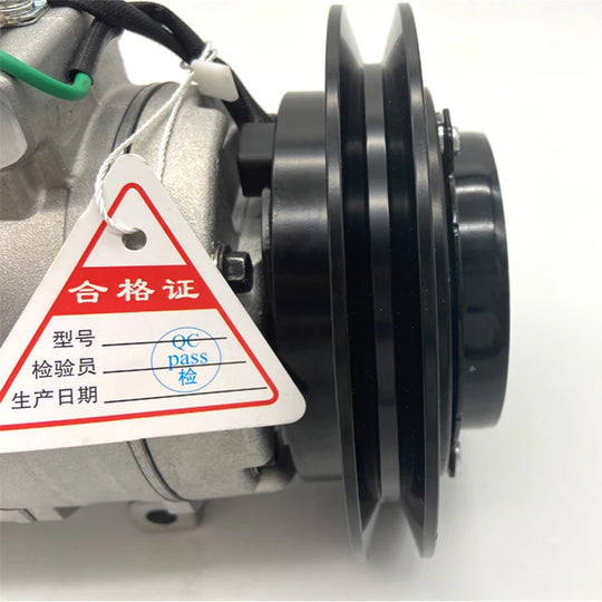 SY135 155 195 215 245 305 365 480 Excavator air conditioning compressor Excavator air conditioning pump Excavator air condition-BeeSpareParts