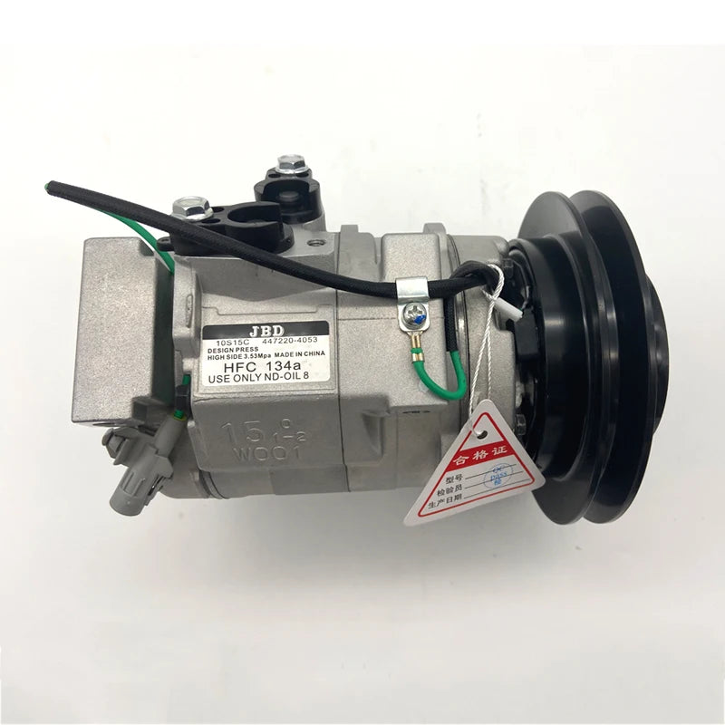 SY135 155 195 215 245 305 365 480 Excavator air conditioning compressor Excavator air conditioning pump Excavator air condition-BeeSpareParts