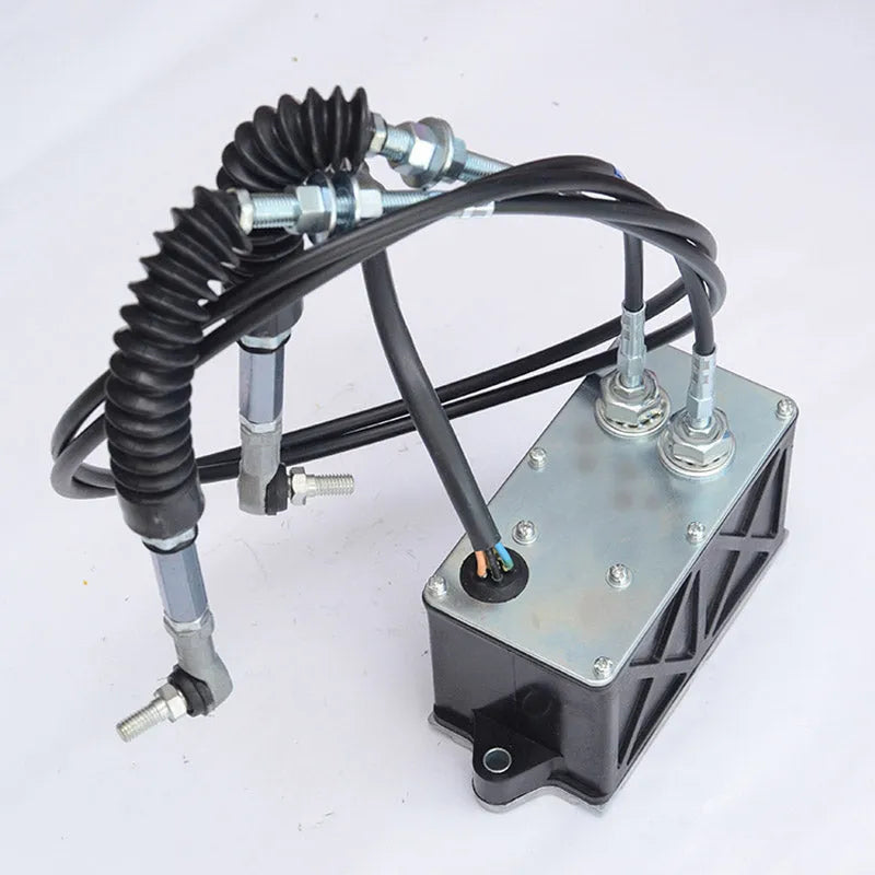 Throttle Motor For CAT 320B E312B Excavator with 2 Cables and 6 Terminal Plug-Replacement Aftermarket Parts