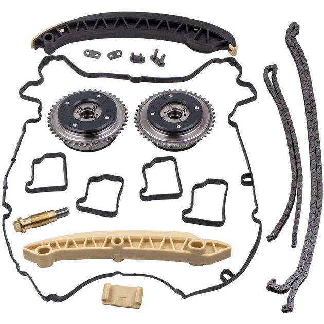 Timing Chain Kit For Mercedes Benz M271 Camshaft Adjuster C200 C230 E200 1.8-BeeSpareParts