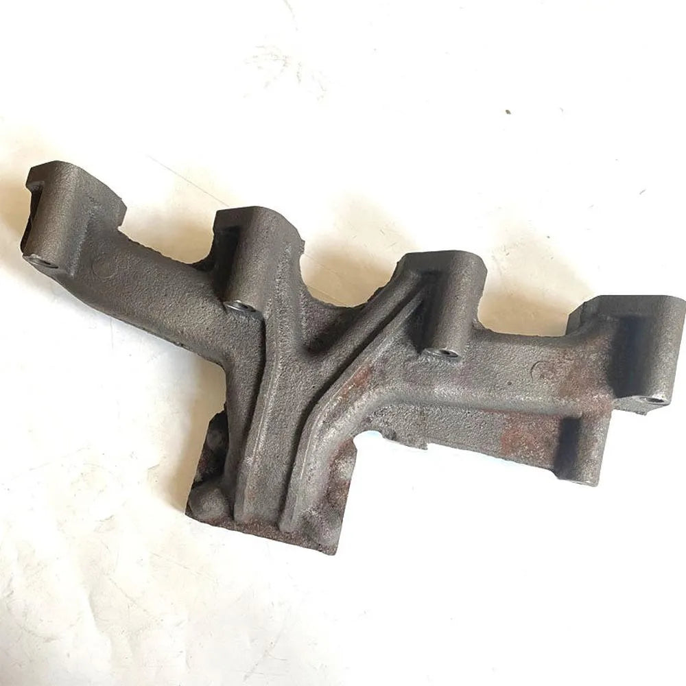 Turbo iron exhaust manifold pipe for ISUZU 4BD1 engine Hitachi EX100 EX120 SK100-Replacement Aftermarket Parts