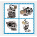 Turbo TD03 Turbocharger 1J152-17012 For Kubota Excavator SVL75 M6040DTC-1 M6040FC-1-Replacement Aftermarket Parts