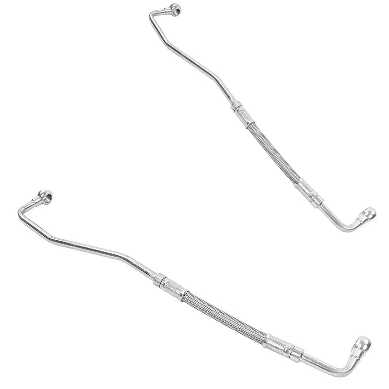 Turbocharger Fuel Inlet Pipe Stainless Steel Supercharger Oil Hose Fuel Inlet Tube D04503380 for D7E Engine-Replacement Aftermarket Parts