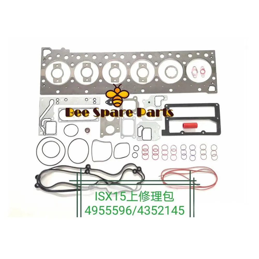 Upper Gasket Set W/Head Gasket 4352145 4955596 4089169 For Cummins ISX QSX 15L-Gasket & Gasket Kit-BeeSpareParts