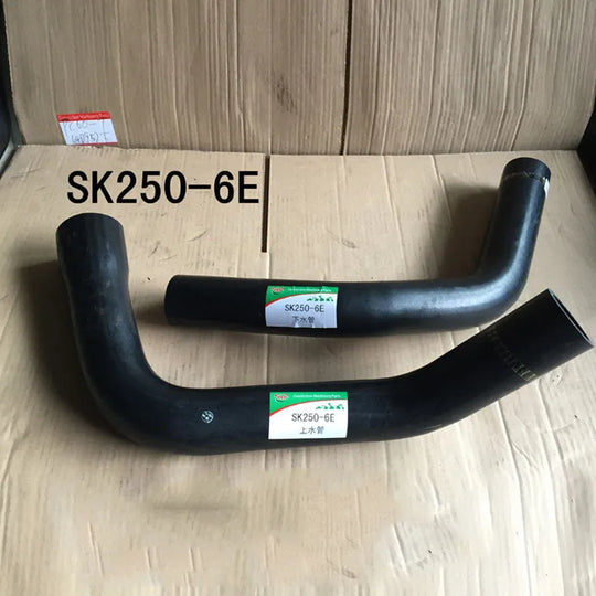 Upper&Lower Radiator Hose For Kobelco Excavator SK250-6E-BeeSpareParts
