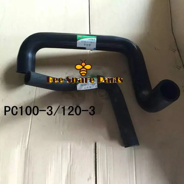 Upper&Lower Radiator Hose For Komatsu Excavator PC100-3 PC120-3-BeeSpareParts
