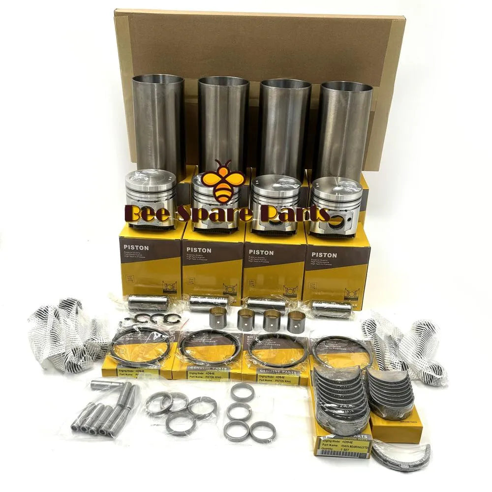V800 Overhaul Kit With Engine Valves Bearings Set Piston Ring Cylinder Gasket Liner Kit For Kubota-Replacement Aftermarket Parts