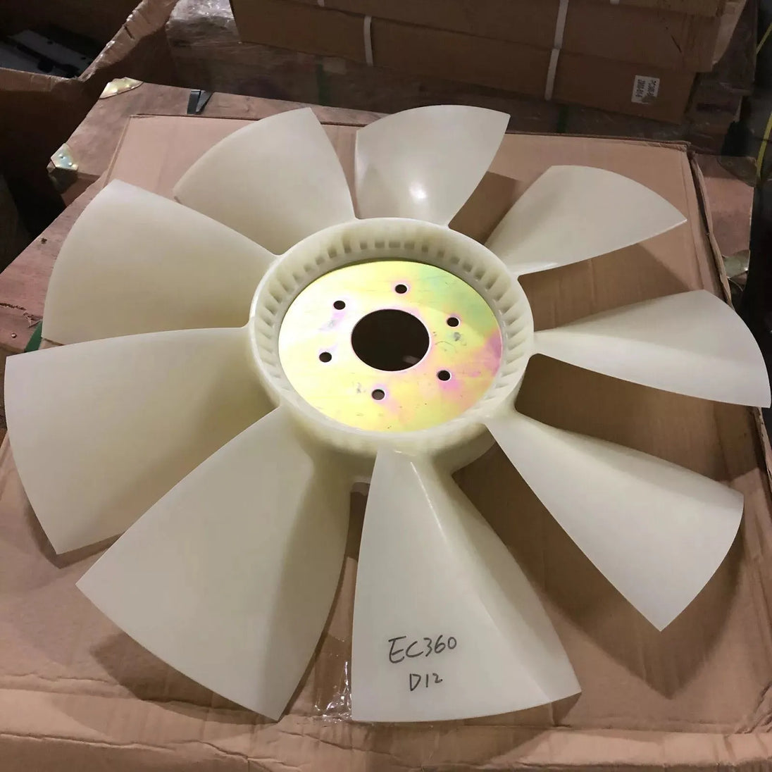 VOE 14508257 FAN BLADE COOLING FIT VOLVO EC330B EC360B EC460B D12D 14501979-Replacement Aftermarket Parts