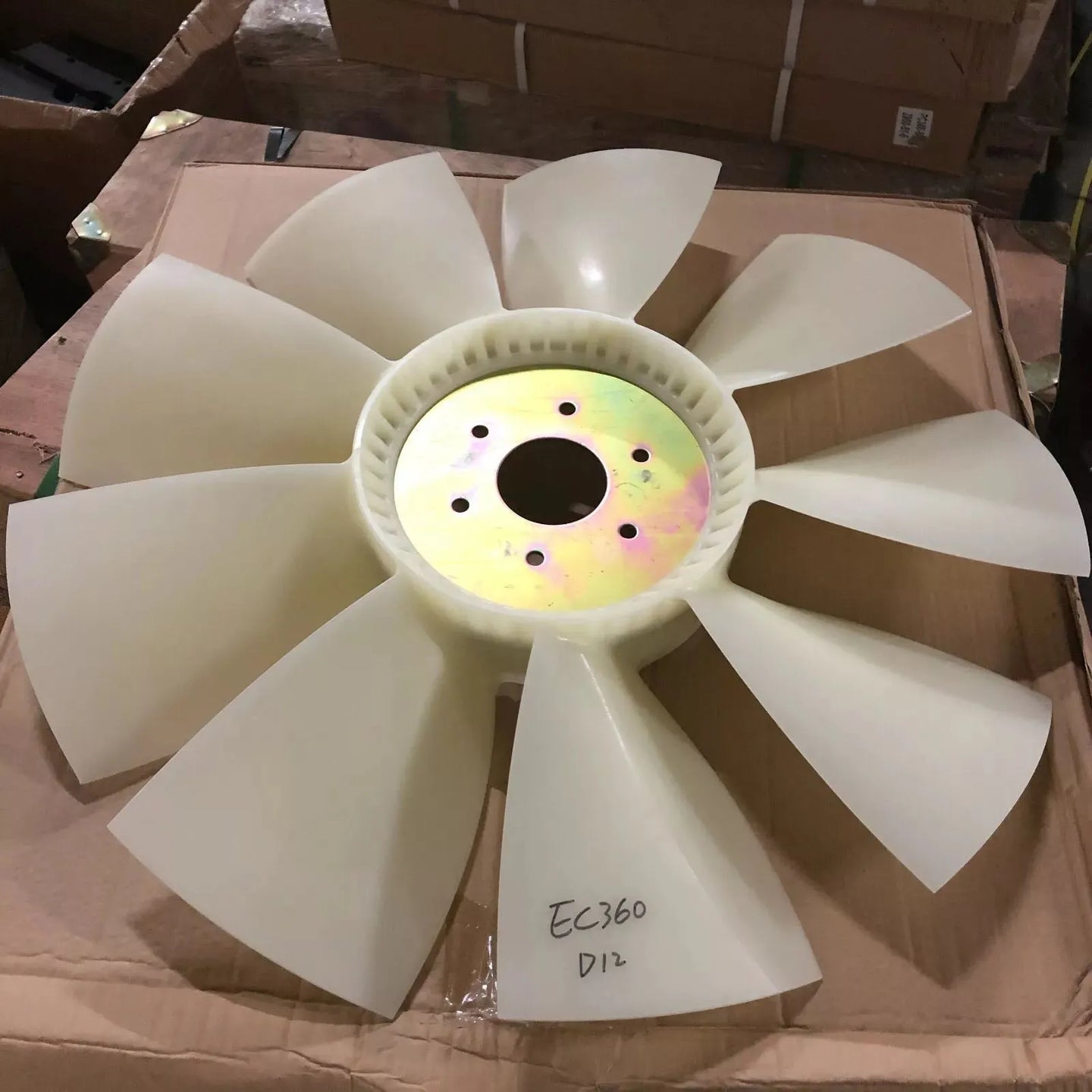 VOE 14508257 FAN BLADE COOLING FIT VOLVO EC330B EC360B EC460B D12D 14501979-Replacement Aftermarket Parts