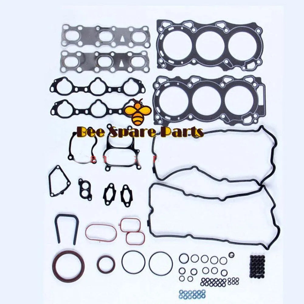 VQ25DE 2495cc 2.5L Engine Full gasket set kit for Nissan Cefiro/Leopard/Cedric/Fuga/Elgrand/Teana Infiniti M A0A01-JK20A-Gasket & Gasket Kit-BeeSpareParts