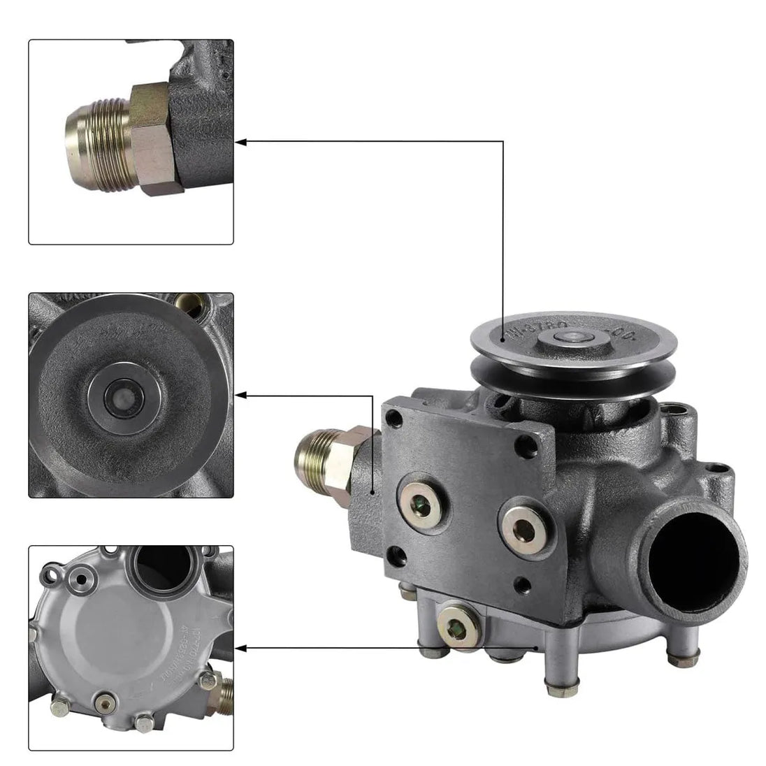 Water Pump 4P-3682 159-3140 For Caterpillar Engine 3114 3116 3126-Replacement Aftermarket Parts