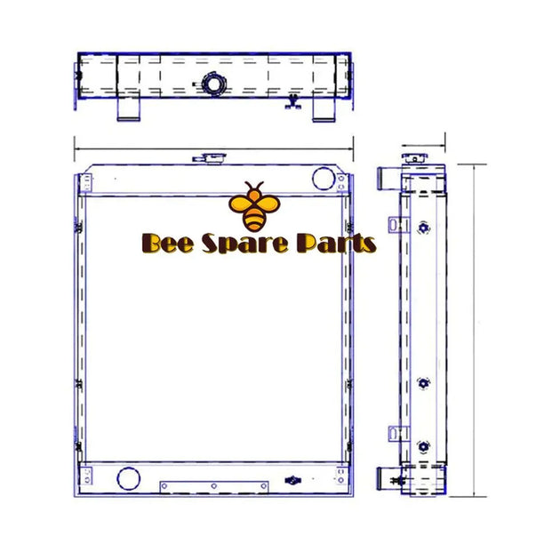 Water Radiator Core 30/302300 for JCB 430-BeeSpareParts