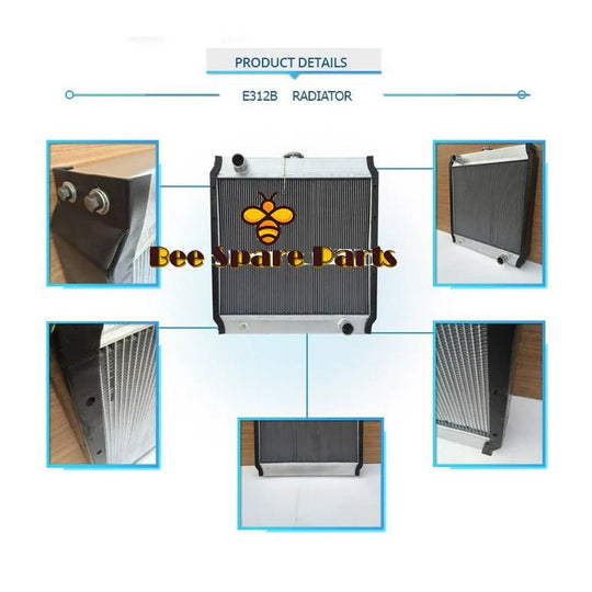 Water Tank Radiator 118-9948 for Caterpillar CAT 311B 312B E312B-Replacement Aftermarket Parts