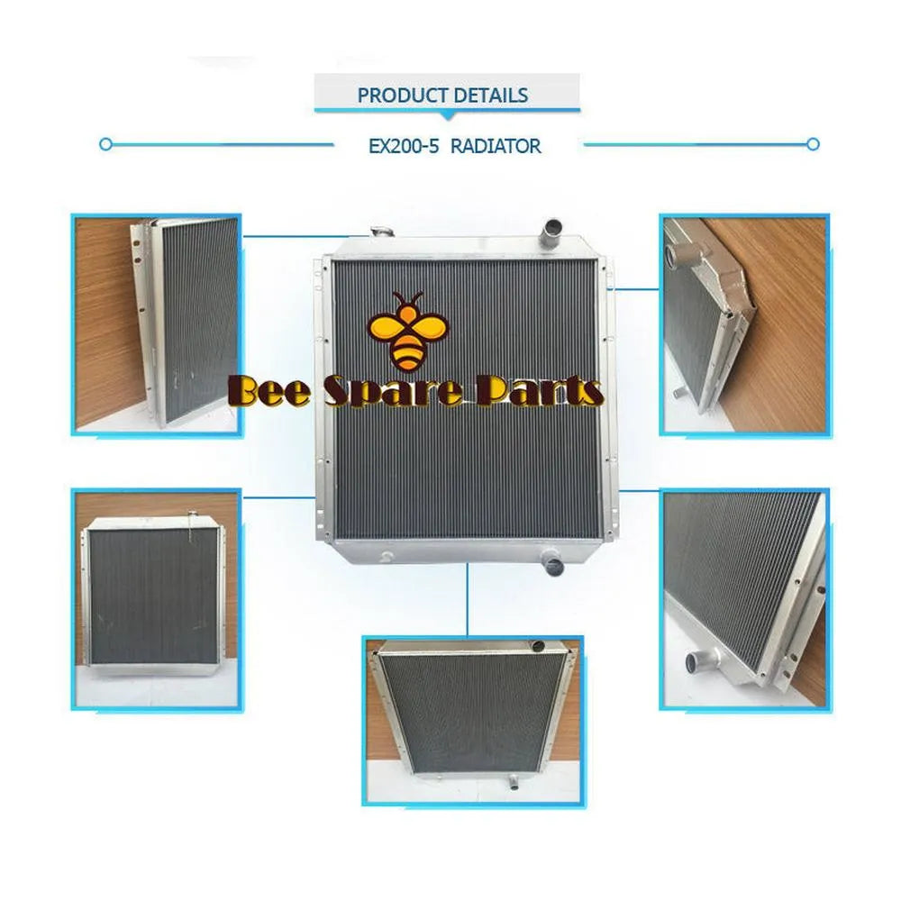 Water Tank Radiator 4370980 for Hitachi Excavator EX200-3 EX200-5-Replacement Aftermarket Parts