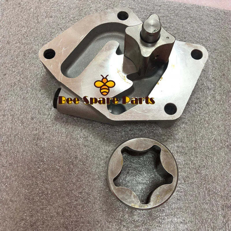 YM123900-32001 Oil Pump 123900-32001 For Komatsu WB97R-2 WB98A-2 Excavator PC110R-1 PW110R-1 Yanmar Engine 4TNV106 4TNE106-BeeSpareParts