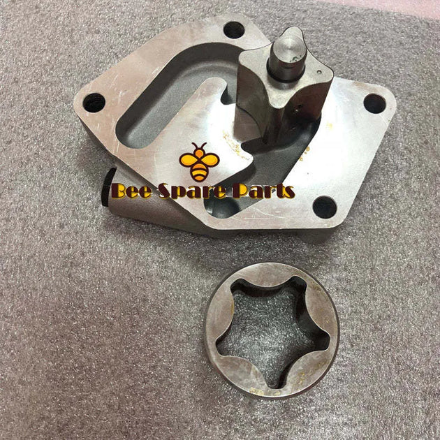 YM123900-32001 Oil Pump 123900-32001 For Komatsu WB97R-2 WB98A-2 Excavator PC110R-1 PW110R-1 Yanmar Engine 4TNV106 4TNE106-BeeSpareParts