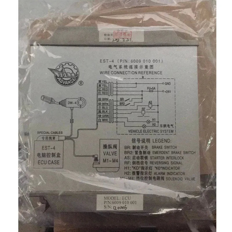 ZL50G wheel loader parts 6009010001 6009 010 001 ECU controller-BeeSpareParts